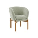 Ver imagem 2 de Poltrona Base Fixa Madeira Eucalipto Afrodite