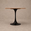 Ver imagem 5 de Mesa de Jantar Redonda Saarinen Basic Freijó 90cm Preta Design Moderno
