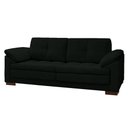 Ver imagem 1 de Sofá Decorativo Sala de Estar Marselha Fixo 2 Lugares 215cm Couro Verde - Mozzelar