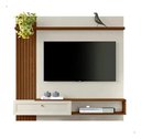 Ver imagem 5 de Painel Home Suspenso para Tv até 55 Polegadas Alvorada com 1 Nicho:amêndoa Titanio