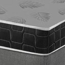 Ver imagem 7 de Cama Box Viúva Cinza + Colchão Espuma D20 Dupla Face Zidi Querubin 128x188x49cm