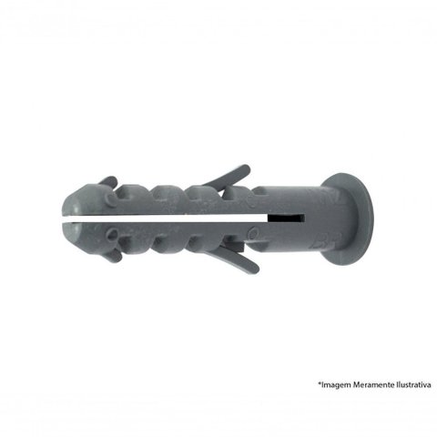 Bucha Plastica 12mm C/anel Sc 0250pcs