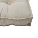 Ver imagem 3 de Almofada Futon 60x60 Bege Gorgurão Lisa Macia  Assento Shelter