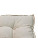 Ver imagem 4 de Almofada Futon 60x60 Bege Gorgurão Lisa Macia  Assento Shelter