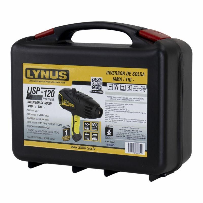 Inversor de Solda Digital 120 Amperes Eletrodo 220v - 8
