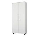 Ver imagem 1 de Estante Armário Multiuso 2 Portas 4 Prateleiras MDF 80cm Branco Trinobél