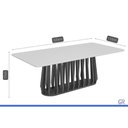Ver imagem 3 de Mesa Cozinha Pitanga Madeira c/Vidro 220cm Madeira/Offw Cimol