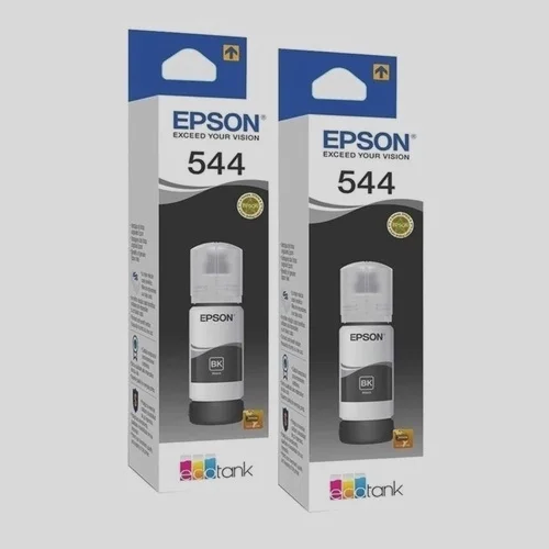 Kit 2 Tintas Epson 544 T544 - 2 Preto Original L-3110 L-3150 L-3250 - Refill - 2