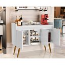 Ver imagem 2 de Buffet Gold 3 Portas Branco/mel Móveis Primus