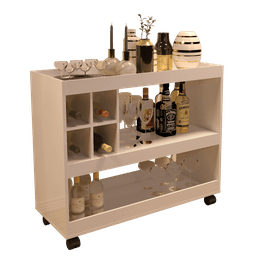 Aparador Bar Jb 4050 Luxo Perola - 2