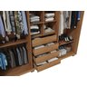 Guarda Roupa Casal 6 Portas 4 Gavetas Roupeiro Mozart Buriti/Fendi 2 FLEX - 2
