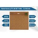 Ver imagem 6 de Painel Home P-tv até 85 Polegadas Pratic Ripado C- Prateleira 250x240cm Cedro Dj Móveis