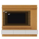 Ver imagem 3 de Painel para Tv Home Suspenso Juriti 1.8 Ripado Naturale Off White Matte - Colibri