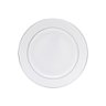 Aparelho Jantar 42 Peças Porcelana C/ Borda Prateada Branco - 4
