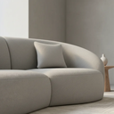 Ver imagem 4 de Sofá Sala Nuvem 210cm Conforto Premium Decorativo Orgânico:cinza