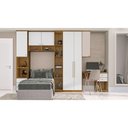Ver imagem 3 de Guarda Roupa Aereo Modulado com 1 Porta 996mm Setiba Plus Rimo Carvalho/off White
