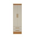 Ver imagem 1 de Armario Multiuso Genius 2p 2g Rodial Cinamomo Off White