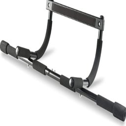 Barra de Exercicios para Porta Chao Fixa Mista Musculacao Flexao Abdominal Exercicios Academia em - 1