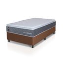 Ver mais imagens de Conjunto Box Marrom Argel Cinza Espuma D33 Solteiro 96x203x67 - King House