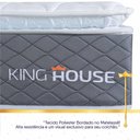 Ver imagem 7 de Conjunto Box Marrom Argel Cinza Espuma D33 Solteiro 96x203x67 - King House