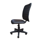 Ver imagem 3 de Cadeira de Escritório Ergonômica Giratória sem Braços Executiva Rodízios Costura Esteirinha