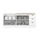Ver imagem 3 de Cozinha Compacta Americana 4 Portas 3 Gavetas 100% Mdf Branco Ce760 - Henn