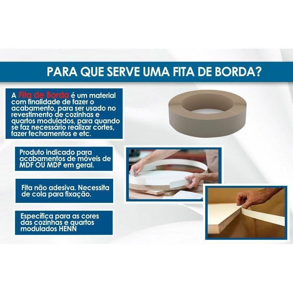 Multiuso Quarto Fita Borda Acabamento M617 Adapt 1,9cm Azul - Kappesberg - 2