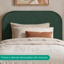 Ver imagem 2 de Cabeceira Painel Suspenso Solteiro 100 cm Alana Organica Linho Verde Musgo Artte