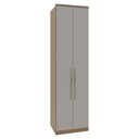 Ver imagem 1 de Guarda Roupa Modulado 02 Portas com Prateleiras 234cm Setiba - Carvalho/fendi