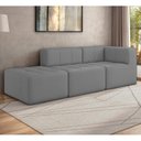 Ver imagem 1 de Sofá Modulado 3 Lugares 231cm Espuma D33 Multimóveis Cr45353 Cinza