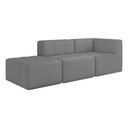 Ver imagem 2 de Sofá Modulado 3 Lugares 231cm Espuma D33 Multimóveis Cr45353 Cinza
