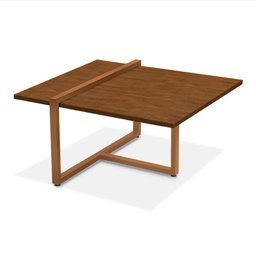 Mesa Centro Estilo Industrial Berlin Decorativa Moderna Klm Móveis - 2