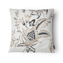 Ver imagem 2 de Kit 3 Capas de Almofada 43x43cm Microfibra Floral Arabesco Bege Clássico