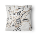 Ver imagem 2 de Kit 3 Capas de Almofada 43x43cm Microfibra Floral Arabesco Bege Clássico