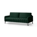 Ver imagem 2 de Sofá Living 2,20mt - Elegância - Tecido Veludo - Pé de Ferro:verde