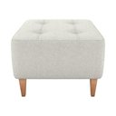 Ver imagem 6 de Puff para Sala 62 Cm Piva Tecido Boucle F492 Natural Milani Store Natural