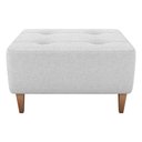Ver imagem 7 de Puff para Sala 62 Cm Piva Tecido Boucle F492 Natural Milani Store Natural