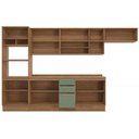 Ver imagem 4 de Cozinha Modulada Completa Botanic 8 Peças (3aéreos+2balcões+1paneleiro+2complementos) M663