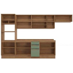 Cozinha Modulada Completa Botanic 8 Peças (3aéreos+2balcões+1paneleiro+2complementos) M663 - 4