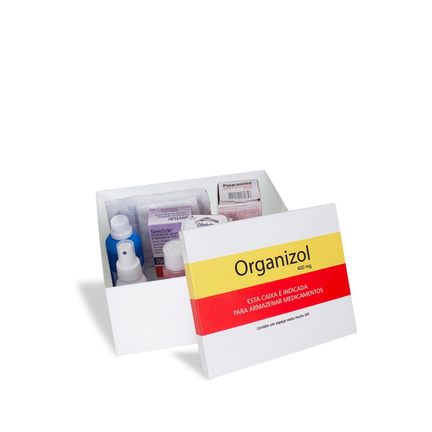 Caixa de remédios Organizol Aço Geguton - 2