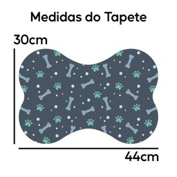 Tapete Comedouro Ração Cachorro Pet Cão Dog Lona Nº3 - 30x44 Arte na Arte Tapete para Comedouro de C - 4