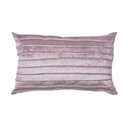 Ver imagem 1 de Capa para Almofada Drapeada Line em Veludo Retangular 60x40 Cor:rosa Quartzo