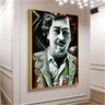 Quadro Pablo Escobar El Patron Afortunado:60x40 cm/PRETA - 6