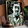 Quadro Pablo Escobar El Patron Afortunado:60x40 cm/PRETA - 5