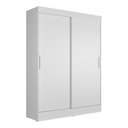 Ver imagem 5 de Guarda-roupa Solteiro 2 Portas de Correr Harry 135 Cm - Branco