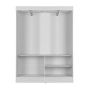 Ver imagem 2 de Guarda-roupa Solteiro 2 Portas de Correr Harry 135 Cm - Branco