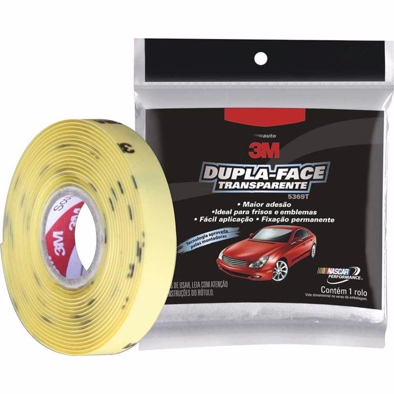 Fita Dupla Face Cinza 9,50 Mm X 20 Mts Ref-5369 - 1