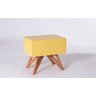 MESA DE CABECEIRA AMARELA FREDDIE - 46,6X34,1X45,2 CM - 2