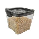 Ver imagem 2 de Pote Hermetico Conserva Veda Kit 2 Unidades Tampa Acrilico Transparente Armazenamento Alimento Tempe