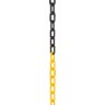 Corrente pvc elo 6x20x25mm amarela/preta com 10mts - Vonder - 2